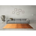 thumbnail image 3 of Ahgly Company Indoor Rectangle Abstract Orange Modern Area Rugs, 7' x 9', 3 of 4