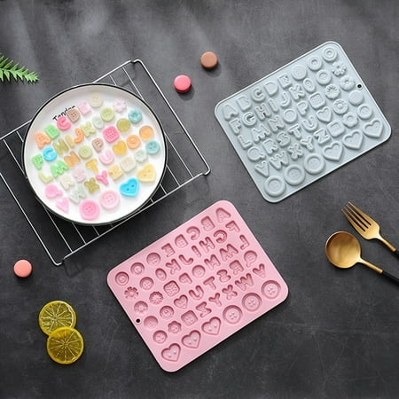 

Button-Shaped Chocolate Mold Non-Stick Silicone Simple Operation Candy Mold for Party