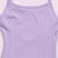 thumbnail image 5 of Miluxas Girl's V-Front Camisole Dance Leotard Purple 12-13Years, 5 of 7