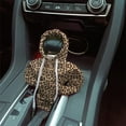 thumbnail image 3 of Gear Stick Hoodie, Universal Hoodie Car Shift Knob Cover, Funny Shifter Hoodie, Car Shifter Stick Protector Decoration Car Interior Accessories, Automotive Interior Cute Gadgets-Leopard print pattern, 3 of 6