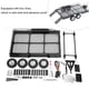 thumbnail image 2 of 1/10 Remolque de automóvil, Accesorio de Remolque de Metal Trail para automóvil con Cuatro neumáticos Apto para TRX4 1/10 RC Car Khall Tendencias, 2 of 6