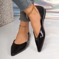 thumbnail image 5 of Women Casual Shoes Pointed Toe Ballet Shoes Slip On Casual Shoes Daily Footwear Minimalist Soft Sole Shoes For All Day Comfortable Wear ,Us Size:8, 5 of 9