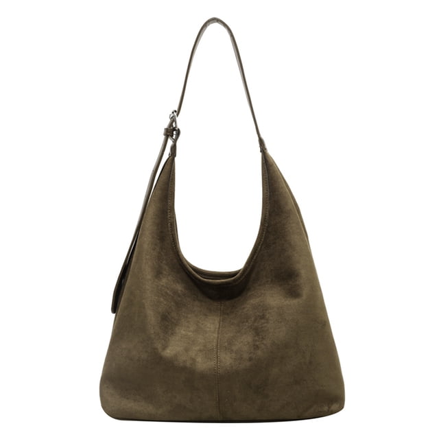Bolso Hombro Mujer Gamuza Elegante Bandolera Hobo Diario () Verde