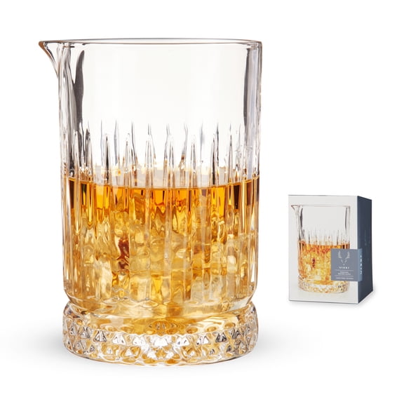Viski Pedestal Mixing Glass for Cocktails, Home Bar, Bartender Gifts, 23 oz