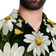 thumbnail image 5 of Daisy Men's Short Sleeve Button Down Spread Collar Beach Shirts, 5 of 6