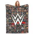 thumbnail image 2 of Wwe Fleece Blanket Super Soft Cozy Throw Blanket 80"X60", Lightweight Fuzzy Comfy Flannel Blanket Warm Plush Throw Blankets For Couch, Sofa, Bed, 2 of 8