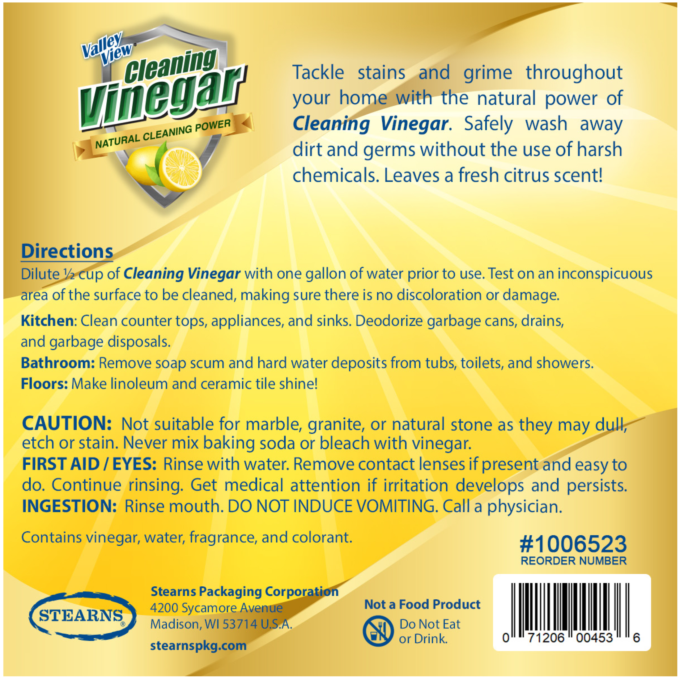 Valley View Citrus Cleaning Vinegar