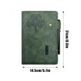 thumbnail image 2 of ERK 1Pcs A5 Diary PU Faux‑ Notebook 200 Pages Journal For / 8.3x5.7in Soft‑ Notepad For Work School Dark Green, 2 of 5