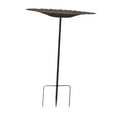 thumbnail image 2 of Comedero para pájaros con estaca de metal, comedero decorativo con soporte para pájaros, baños para pájaros para exteriores, jardín, bañera de metal, 2 of 8