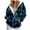Dark Green, variant on GEWSEY Women Butterfly Graphic Hoodies Y2K Full Zip Up Long Sleeve Fall Sweatshirts Drawstring Jackets (White, 3XL)