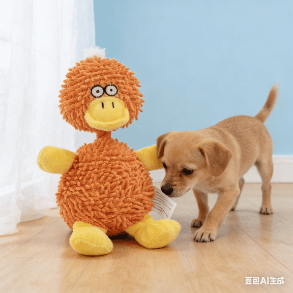 Bisitoy Dog Toys 2026 New Interactive Squeak Plush Toys, Durable Stuffed Animal Chewing Toys for Aggressive Chewers Small Medium Large Dogs Puppy Play
