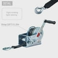 thumbnail image 4 of OPENROAD Boat Winch 2500lbs Hand Winch, with 32ft Black Strap and 2 Speed switchable, for Boat Trailer Towing Winch, 4 of 7
