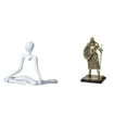 thumbnail image 1 of Figura de escritorio, estatua de caballero pensador, escultura abstracta, adorno artesanal de resina, adecuado para la decoración del hogar, la oficin, 1 of 8
