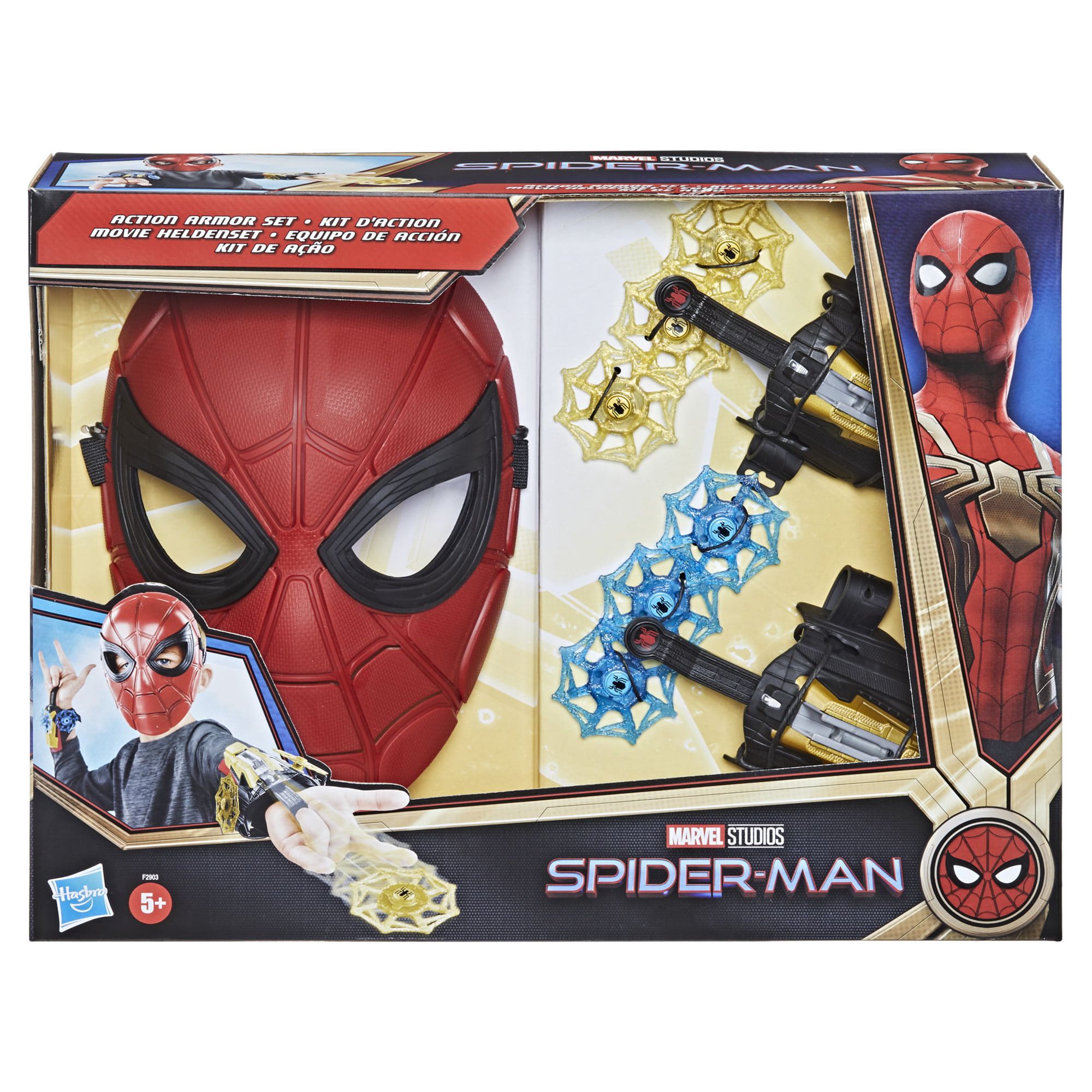 Marvel Spider-Man Action Armor Set with Mask and Gauntlets photo 2