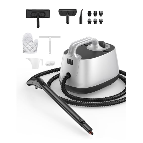 Steam Cleaner, 293°F 58 PSI Handheld Multi-Purpose Steam Mop with 21 Attachments, 50 oz Capacity, Heavy-Duty Steamer for Floors, Carpets, Cars, & Tile