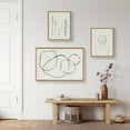 thumbnail image 6 of Sylvie Circles, Grow, and Minimalist Woman 23 in x 33 in Framed Painting Canvas Art Prints, by Kate and Laurel Set of 3, 6 of 6