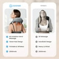 thumbnail image 3 of Comfier Cordless Neck Massager with Heat, Deep Kneading Heated Back Shoulder Massager,Christmas Gifts, 3 of 10