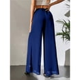 thumbnail image 4 of LEKODE Womans Pants Comfy Pants Women Fishing Pants Summer Pants for Women Wide Leg Pants Woman Exercise Pants for Women Running Pants Women Plus Size Pants Golf Pants Blue S, 4 of 5