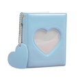 thumbnail image 1 of Trayknick 3Inch Photo Album Waterproof Multi-purpose Decorating Hollow-out Heart Shape Card Holder for Photograph, 1 of 13