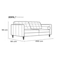 thumbnail image 5 of Sala de Piel Genuina Sofá y Love Seat ConfortoPiel  Noruega Chocolate, 5 of 5