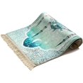 thumbnail image 2 of East West Souk Original Prayer Mat – Soft & Comfortable Islamic Prayer Rug (Light Green Mosqu), 2 of 3