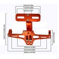 thumbnail image 5 of Sinyiin Adjustable Scooter Motorbike Aluminum License Number Plate Frame Holder, 5 of 15