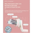 thumbnail image 4 of Pencil Sharpener Portable Kids Hand held Manual Pencil Sharpener Cartoon Cute Animal Suitable for Colored Pencils(6.5-8mm) (Pink), 4 of 9