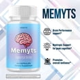 thumbnail image 6 of Memyts Advanced Formula Brain Support Pills Maximum Strength Supplement 180 Capsules, 6 of 9