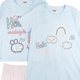 thumbnail image 2 of Set de Pijama 3 Piezas en Algodón Hipoalergénico, Playera Manga Larga, Pantalón y Camisón Manga Corta Baby Creysi Azul Celeste 8 Años, 2 of 3