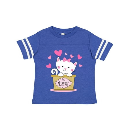 

Inktastic Kitty Grammy Loves Me Gift Toddler Toddler Girl T-Shirt