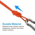 thumbnail image 4 of Uxcell 100FT 550 Paracord, 9 Strand Parachutes Cord Spool 4mm Survival Strong Rope String for Camping Hiking, Orange, 4 of 5