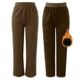 thumbnail image 6 of Women High Waist Casual Wide Leg Long Pants Trousers Stretch Twill Pants With Pocket Thin Capris Pants For Women, 6 of 7