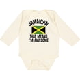 thumbnail image 3 of Inktastic Jamaica Awesome Jamaican Boys or Girls Long Sleeve Baby Bodysuit, 3 of 5
