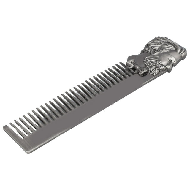Zinc Alloy Beard Comb,Zinc Alloy Oil Hair Hair Comb Beard Comb High-Precision Functionality