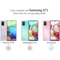 thumbnail image 2 of Samsung Galaxy A71 Case, Liquid Silicone Anti Scratch Slim Samsung A71 Case with Screen Protector Gel Rubber Full Body Protection Durable Case with Ring Holder for Galaxy A71 4G,Purple, 2 of 7