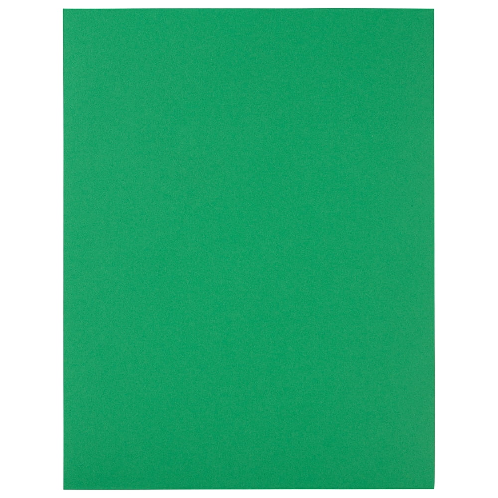 JAM Paper Full Page Labels, 8.5 x 11, Green, 10 per Pack