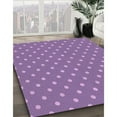 thumbnail image 2 of Ahgly Company Indoor Rectangle Patterned Heliotrope Purple Area Rugs, 5' x 7', 2 of 6
