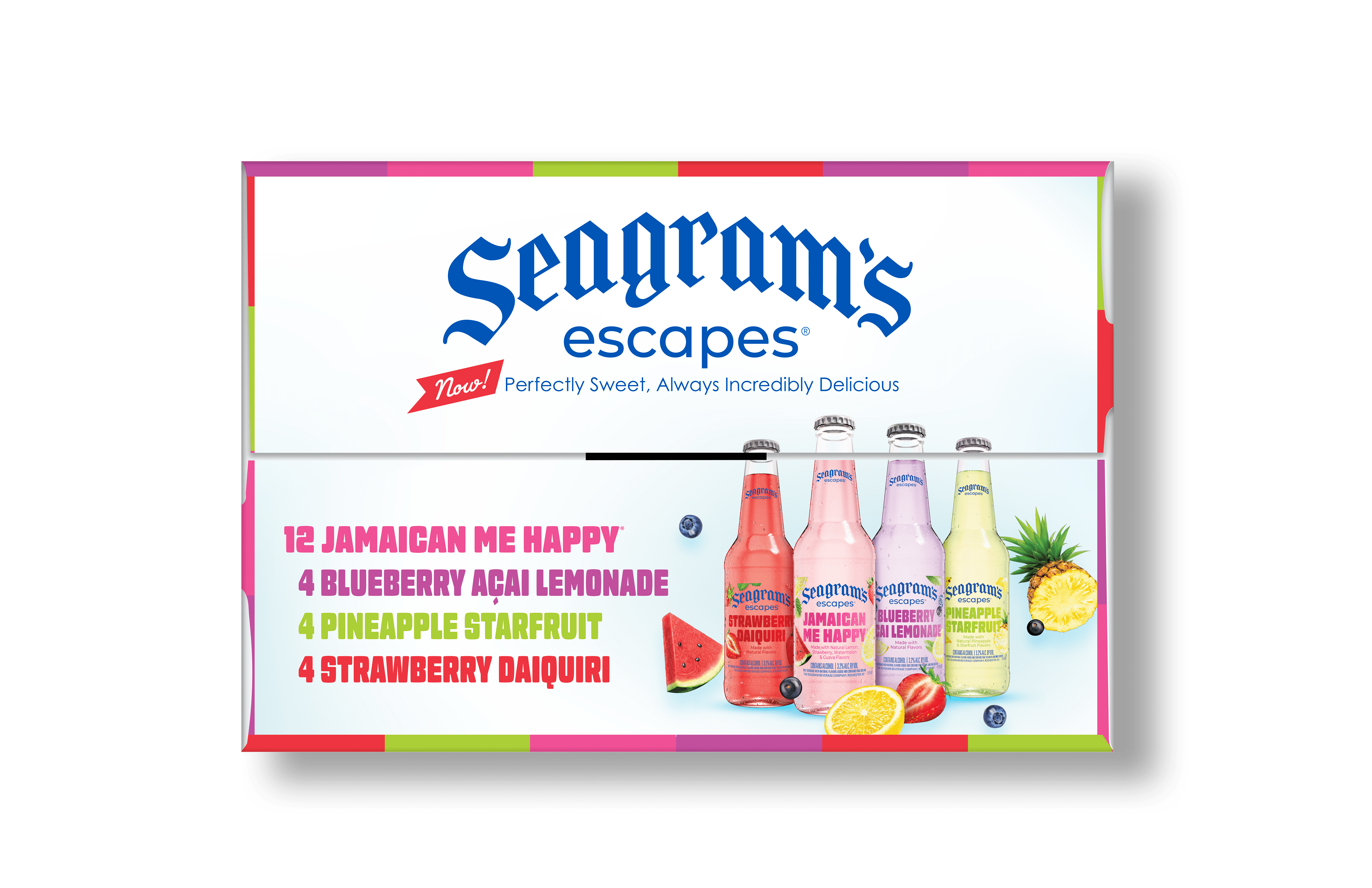 Seagram's Escapes Variety Pack, Flavored Malt Beverage, 24 Pack, 11.2 fl. oz. Bottles