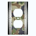 thumbnail image 2 of Metal Light Switch Plate Outlet Cover (Multi Camo 2 - Single Duplex), 2 of 2