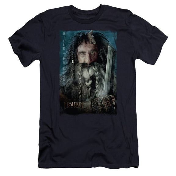 The Hobbit - Bifur - Premium Slim Fit Short Sleeve Shirt - Large