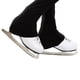 thumbnail image 4 of Pantalones cálidos de negro premium para patinaje artístico, de 9 tamaños para mujeres y niñas, con broches para fijar los pantalone L DYNWAVEMX Pantalones largos de patinaje artístico sobre hielo, 4 of 8