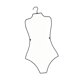 thumbnail image 2 of Percha para trajes de baño, perchero para lencería, percha ligera con forma de cuerpo, para bikini, perchero para trajes de baño para escaparate o negro, 2 of 8