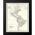 thumbnail image 2 of Spruner 15x18 Black Modern Framed Museum Art Print Titled - America - Spruner 1776, 2 of 5