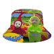 thumbnail image 1 of Teletubbies Sombrero bucket para adultos, gorra de protección solar, sombrero de pescador plegable para viajes al aire libre, pesca y actividades de verano, 1 of 6