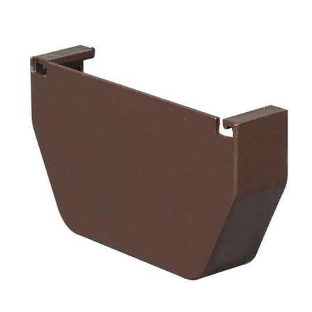 5 in. Vinyl End Cap, Brown
