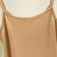thumbnail image 4 of HaiMao Womens Spaghetti Strap Tank Top Scoop Neck Camisole Tops Loose Fit Casual Shirts Khaki L(L), 4 of 5