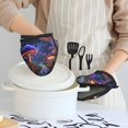 thumbnail image 6 of Pofeuu Jungle Path Glowing Mushrooms Print Thickened Mini Silicone Oven Mitts Heat Resistant, Rubber Oven Mitt Gloves, Finger Pinch Grips, Pot Holder, Silicone Potholder, 6 of 7