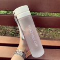thumbnail image 1 of Taza de agua, taza de plástico, botella de agua deportiva, tapa doble esmerilada, color alto y taza de agua para mujeres y estudiantes, 1 of 1