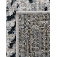 thumbnail image 5 of Unique Loom Kamala Washable Collection Area Rug - Chevron (2'  x 6' 1" Runner Black and White), 5 of 9