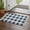 White Navy Blue, variant on Sage Green Plaid Hallway Runner Rug 2'x5', Spring Farmhouse Buffalo Checkered Washable Kitchen Runner Rug with Tassels, Laundry Room Rugs Woven Cotton Carpet for Bedroom Entryway Front Door